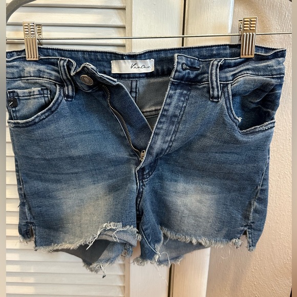 Kancan Denim High Rise Shorts - Picture 2 of 5